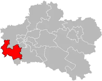 Locatie van het kanton