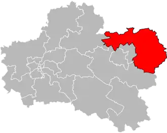 Locatie van het kanton