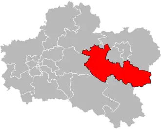 Locatie van het kanton