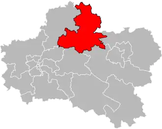 Locatie van het kanton