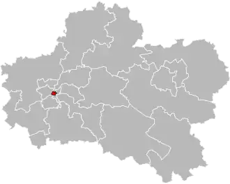 Locatie van het kanton