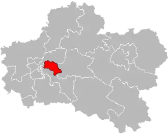 Locatie van het kanton