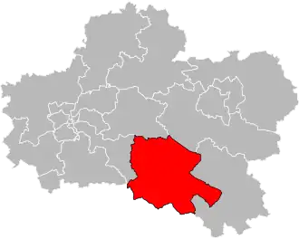 Locatie van het kanton