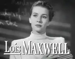 Lois Maxwell in 1947