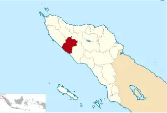 Kaart van Aceh Barat