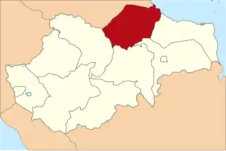 Kaart van Tanjung Jabung Barat