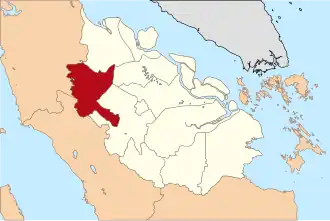 Kaart van Rokan Hulu