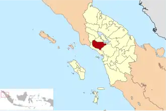 Humbang Hasundutan in Noord Sumatra