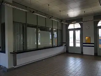 Loket en wachtruimte