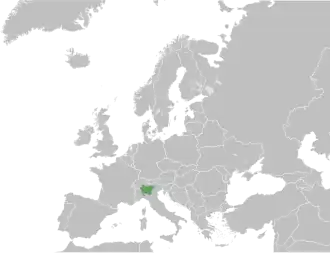 Verspreidingsgebied van het Lombardisch