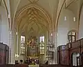 Interieur van dit kerkgebouw