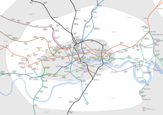 Plattegrond van zone 1 en 2 (2018)