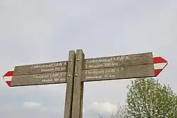 Wegwijzer bij kruisende LAW's