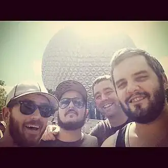 V.l.n.r: Matt Agrella, Gary Battreall, Ryan Smith, Ryan Slate