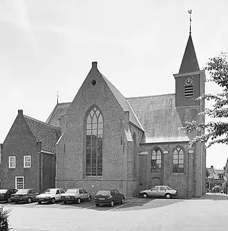 Noordgevel van de kerk (1996)