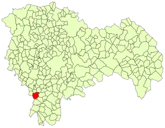 Kaart van Loranca de Tajuña