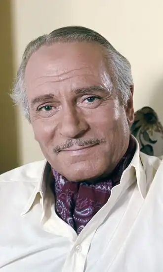 Portret van Laurence Olivier door Allan Warren.