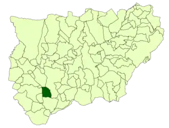 Kaart van Los Villares