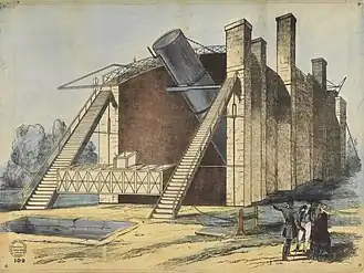 De Leviathan van Parsonstown in 1853