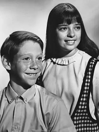 Billy Mumy en Angela Cartwright in 1965
