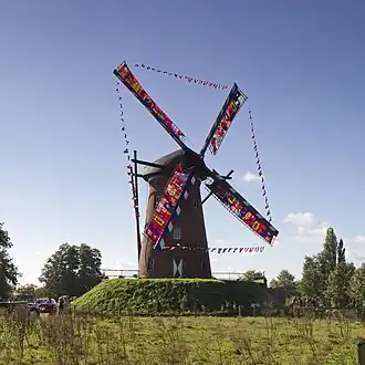 Houthuizer Molen tijdens Limburgse Molendag 2012