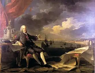 Portret Sebastião José de Carvalho e Melo door Louis-Michel van Loo, 1766