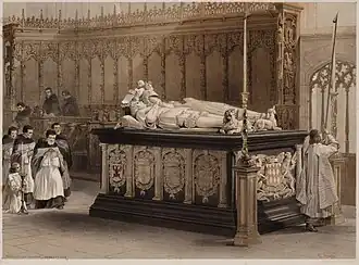 Praalgraf van Antoon I de Lalaing en Elisabeth van Culembourg in de hoofdkerk van Hoogstraten