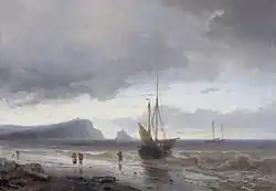 Langs de kust