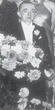 Louis Staal na een optreden