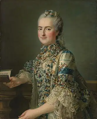 Madame Louise Marie door François-Hubert Drouais (1763)