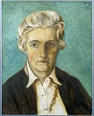 Geschilderd zelfportret, 1949