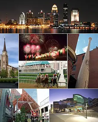 Een collage van Louisville
