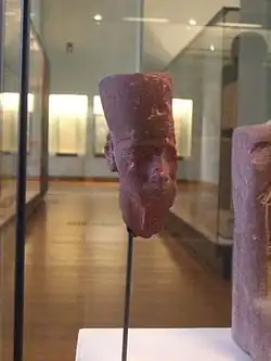 Hoofd van de farao Djedefre van kwartsiet Louvre