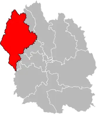 Locatie van het kanton