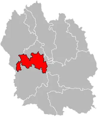 Locatie van het kanton