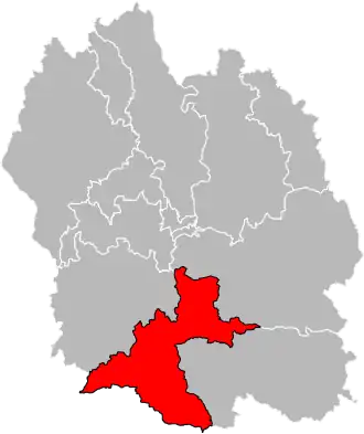 Locatie van het kanton