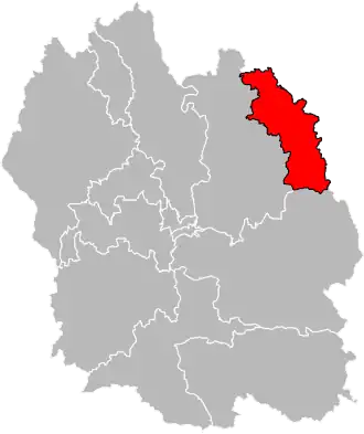 Locatie van het kanton