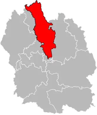 Locatie van het kanton