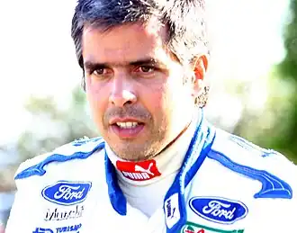 Luis Pérez Companc tijdens de Rally van Cyprus 2006.