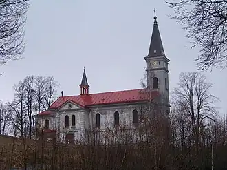 Kerk in Lučany nad Nisou