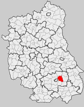 Ligging in het woiwodschap