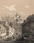 De Joodse wijk in Lublin rond 1860