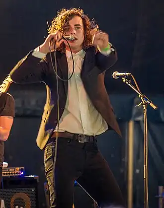 Lucas Hamming tijdens festival De Beschaving (2015)