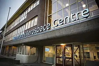 Ingang van NLR Amsterdam