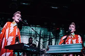 Lucius tijdens een optreden in 2016.