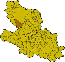 Locatie van Lucoli in L'Aquila (AQ)