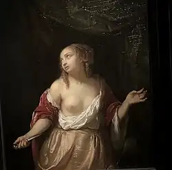 Lucretia 1665-1667, olieverf op paneel, 28.8 * 24.3 cm, The Leiden Collection