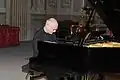Ludovico Einaudi durante il Concerto, nella Cappella Paolina del Palazzo del Quirinale