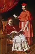 Oom en neef; Ludovico Ludovisi met paus Gregorius XV