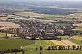 Luchtfoto van het dorp, 2012